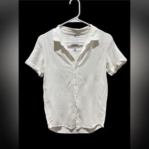 Denim & Flower Button Down Top for Boys